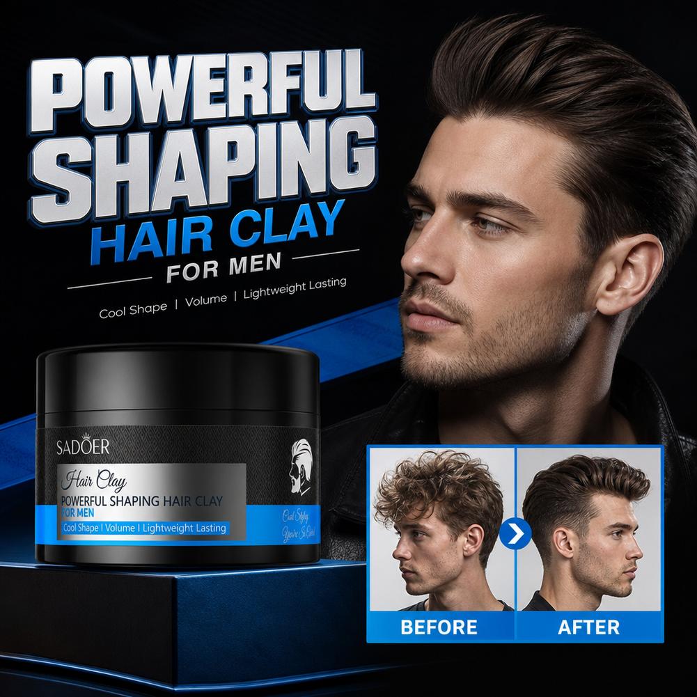 Grooming Men'S Hair - 매트 헤어 스타일링 클레이 강력 고정
