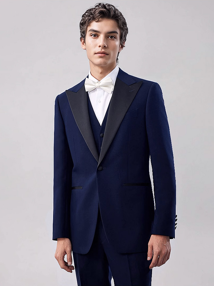 Young Men'S Grooming - 남성 정장 세트 패션 고급 딥