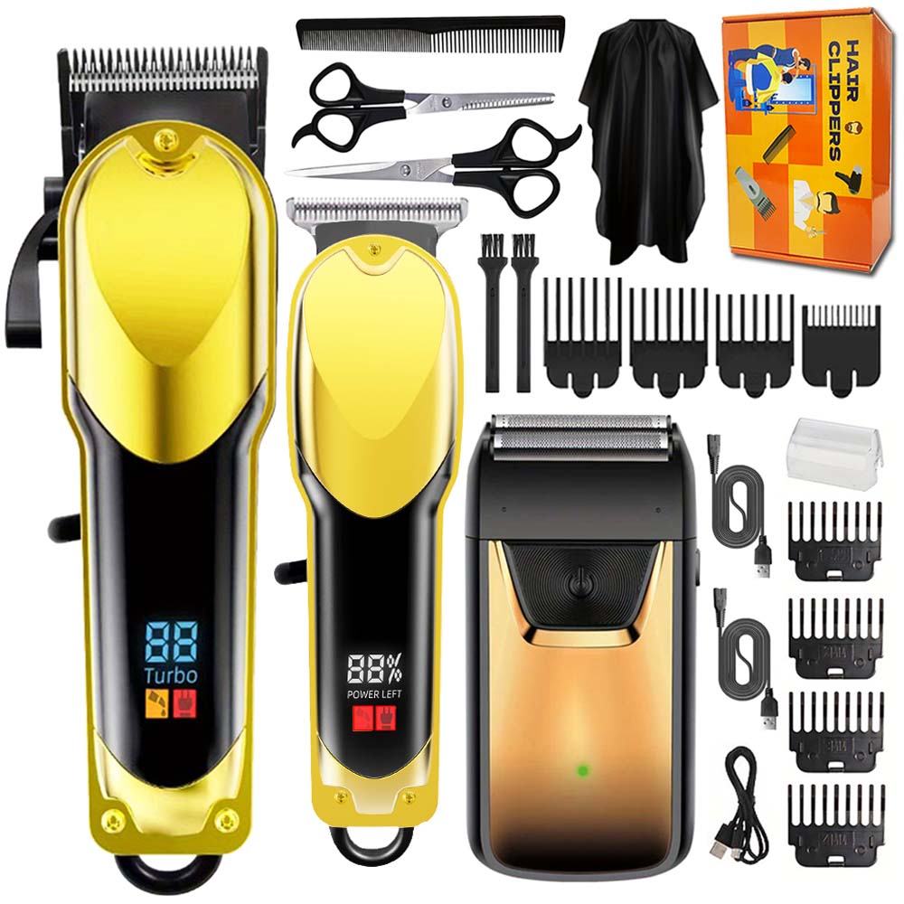 Men'S Grooming Accessories Kit - 남성용 전문 헤어 클리퍼 세트, LCD