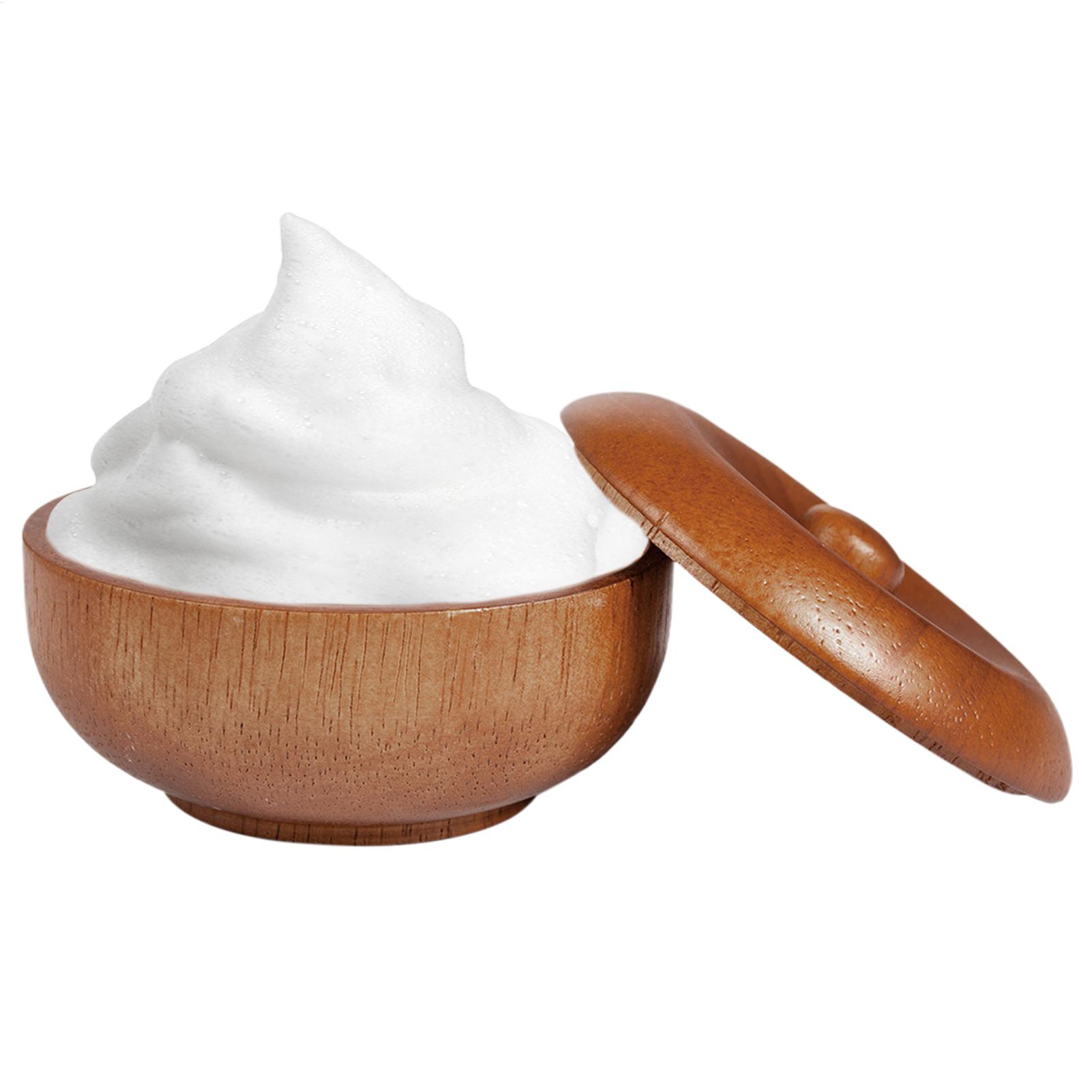 뚜껑이 있는 나무 면도 그릇, 남성용 거품 그릇, 비누 - Men'S Grooming Accessories Kit 리뷰 및 가격