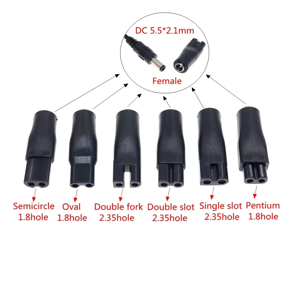 8PCS 교체용 전원 코드 5V 충전기 USB 어댑터  - Grooming Men'S Hair 리뷰 및 가격
