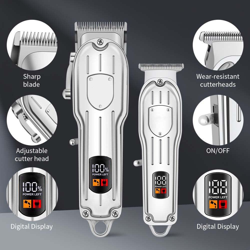 LCD 디스플레이가 있는 전문가용 헤어 클리퍼 세트,  - Men'S Grooming Accessories Kit 리뷰 및 가격
