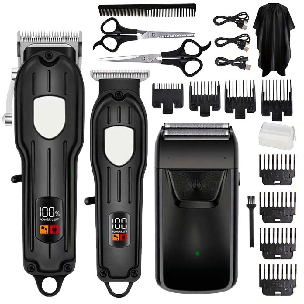 남성용 전문 무선 헤어 클리퍼 세트, 충전식 전기 헤어 - Men'S Grooming Accessories Kit 리뷰 및 가격