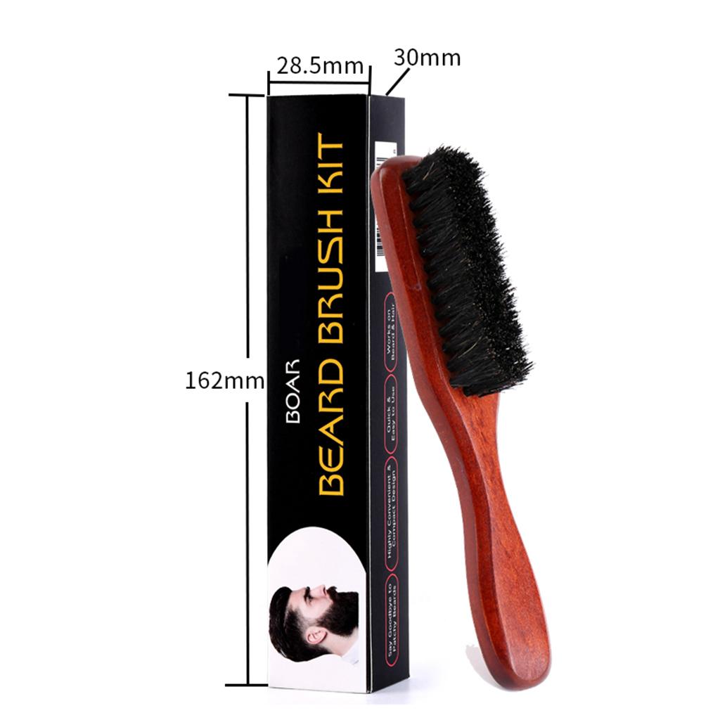 남성용 나무 손잡이 수염 브러시, 부드러운 털 브러시  - Men'S Grooming Accessories Kit 리뷰 및 가격