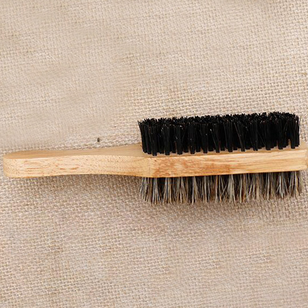 2Pcs 수염 스타일링 빗 양면 멧돼지 강모 브러시 인 - Grooming Men'S Hair 리뷰 및 가격