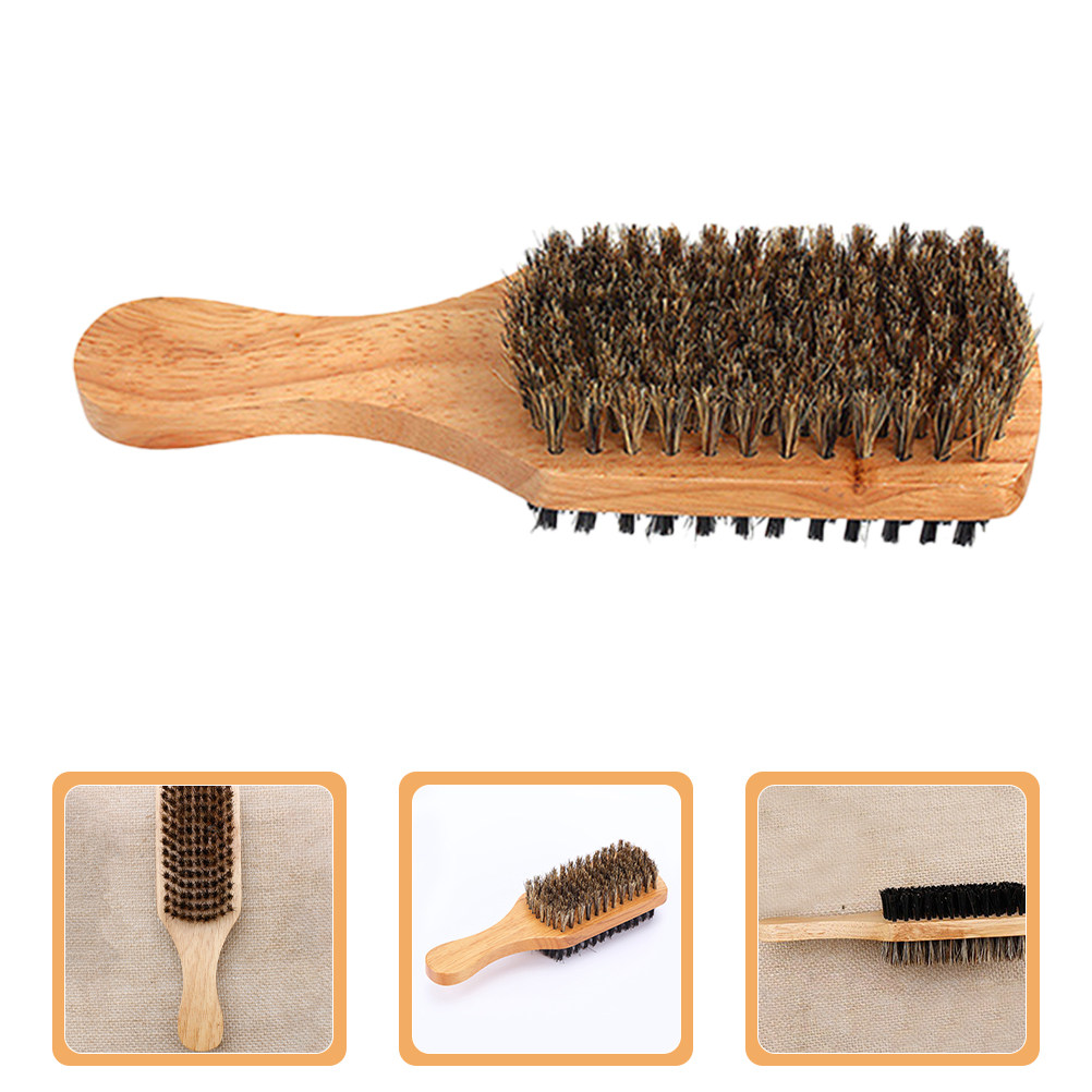 2Pcs 수염 스타일링 빗 양면 멧돼지 강모 브러시 인 - Grooming Men'S Hair 리뷰 및 가격