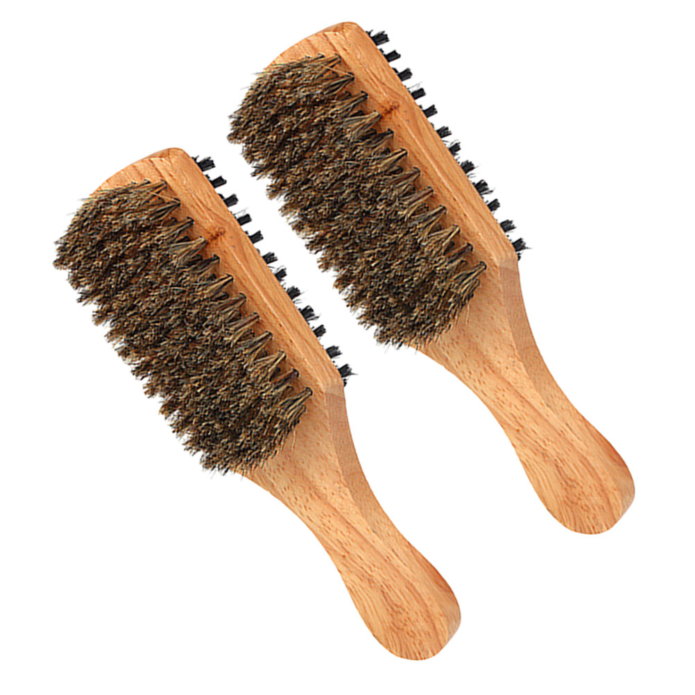 2Pcs 수염 스타일링 빗 양면 멧돼지 강모 브러시 인 - Grooming Men'S Hair 리뷰 및 가격